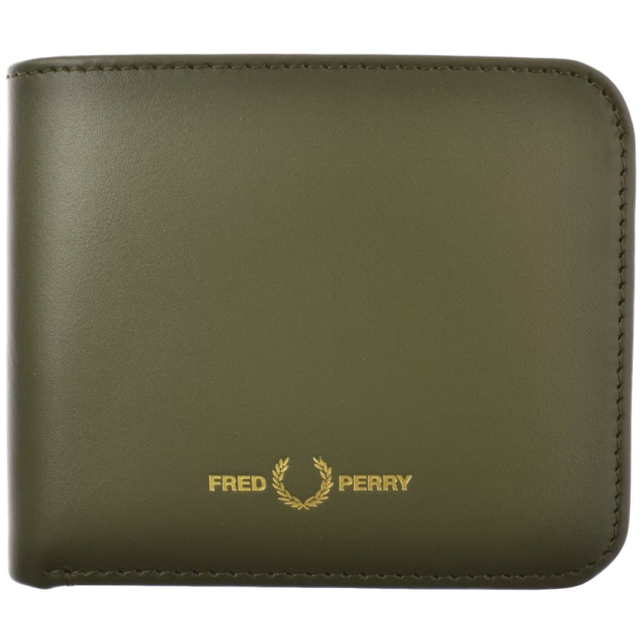 Fred Perry Billfold Wallet Green Mainline Menswear Denmark